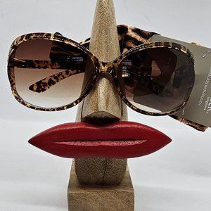 Falls Creek Animal Print Brown Gradient Women's Sunglasses